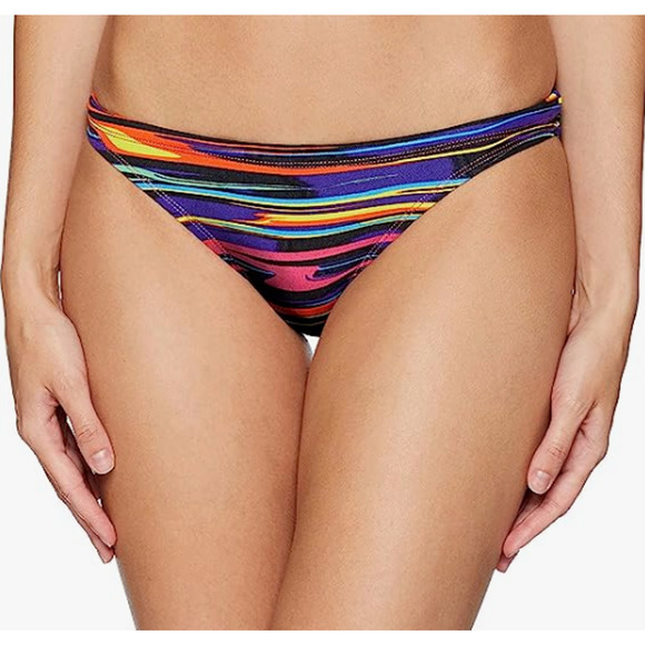 TYR DuraFast One Fresno Mini Bikini Bottoms Women Blue Multi Sz Small 4/6 - Picture 3 of 8